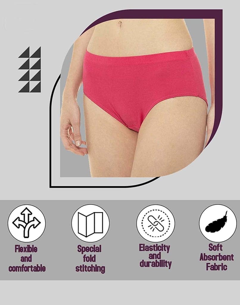 VIP Womens Hipster Panties Pack of 3 view 6