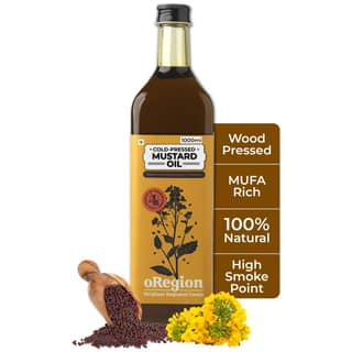 Cold Pressed Mustard Oil - 1L (Glass)