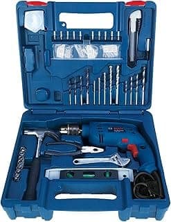 BOSCH GSB 500 RE Drill Machine for Home & Professional Use | 100-Piece Tool Kit | 500W | 10mm Chuck | 2600 RPM | Impact Rate 41600 BPM | 1 Year Warranty