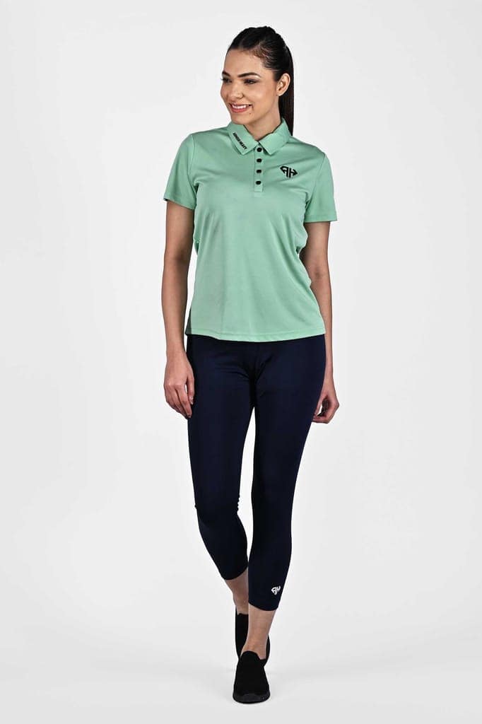 Lime AH Women Polo Shirt view 5