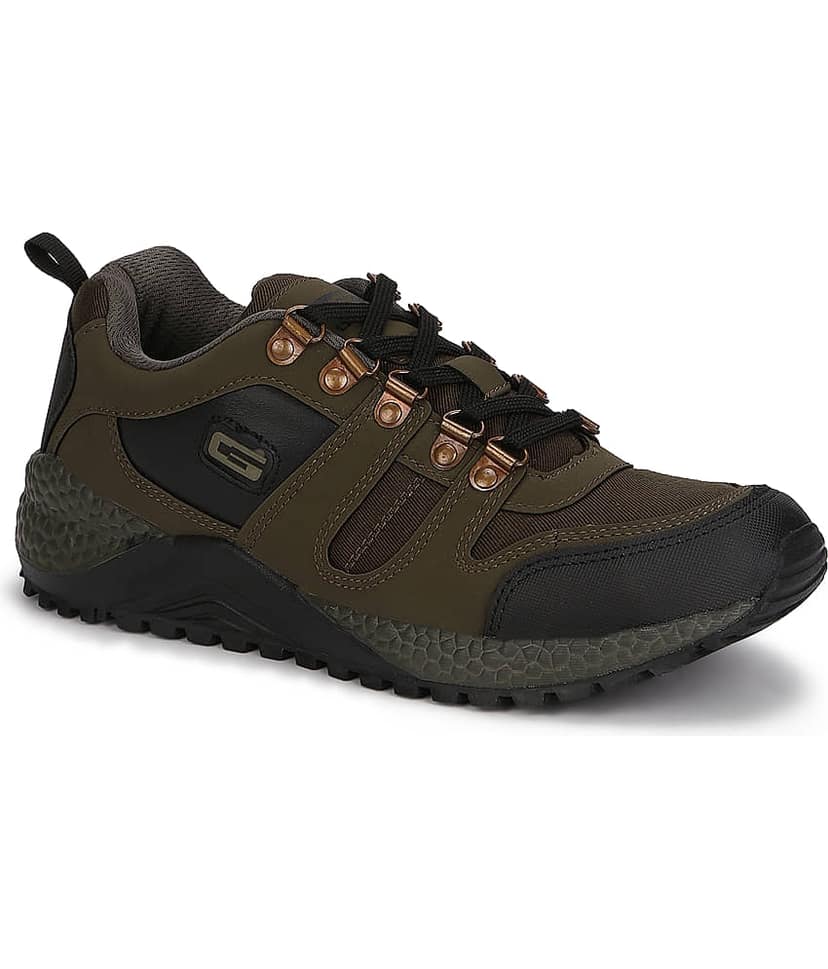 GOLDSTAR Black Running Shoes