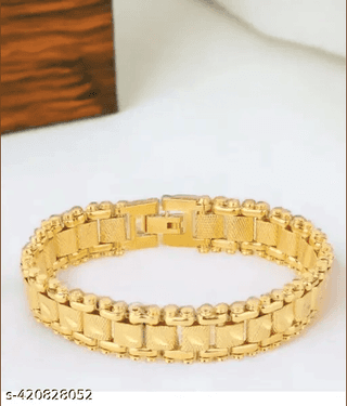 SHANKH-KRIVA Gold Bracelet ( Pack of 1 )