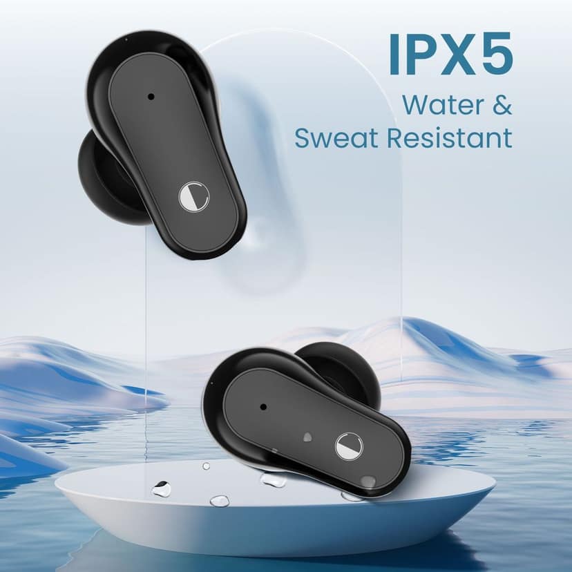 Cellecor BroPods C109 QUAD TWS, 60H Playtime,Quad Mic ENC,5.3v BT,50ms Low Latency Gaming Bluetooth-Black Grey view 8