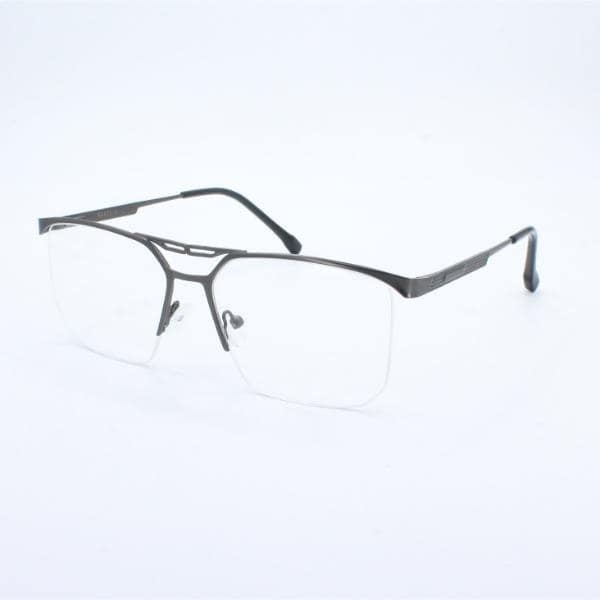 Lensoz Elite X Luxe Half Rim Rectangle Z - Medium - Gunmetal
