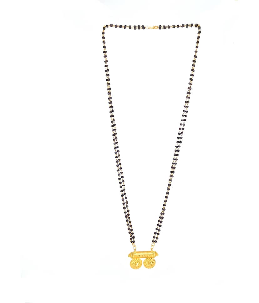 shankhraj mall - Golden Mangalsutra ( Pack of 1 )