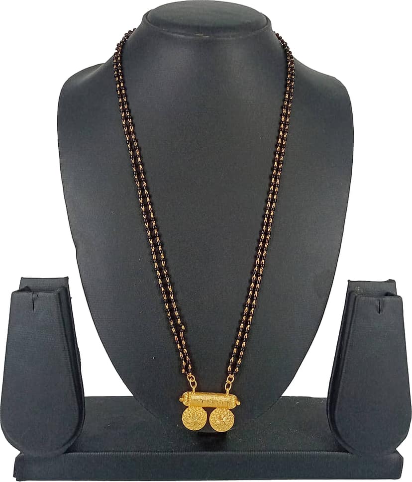 shankhraj mall - Golden Mangalsutra ( Pack of 1 ) view 2