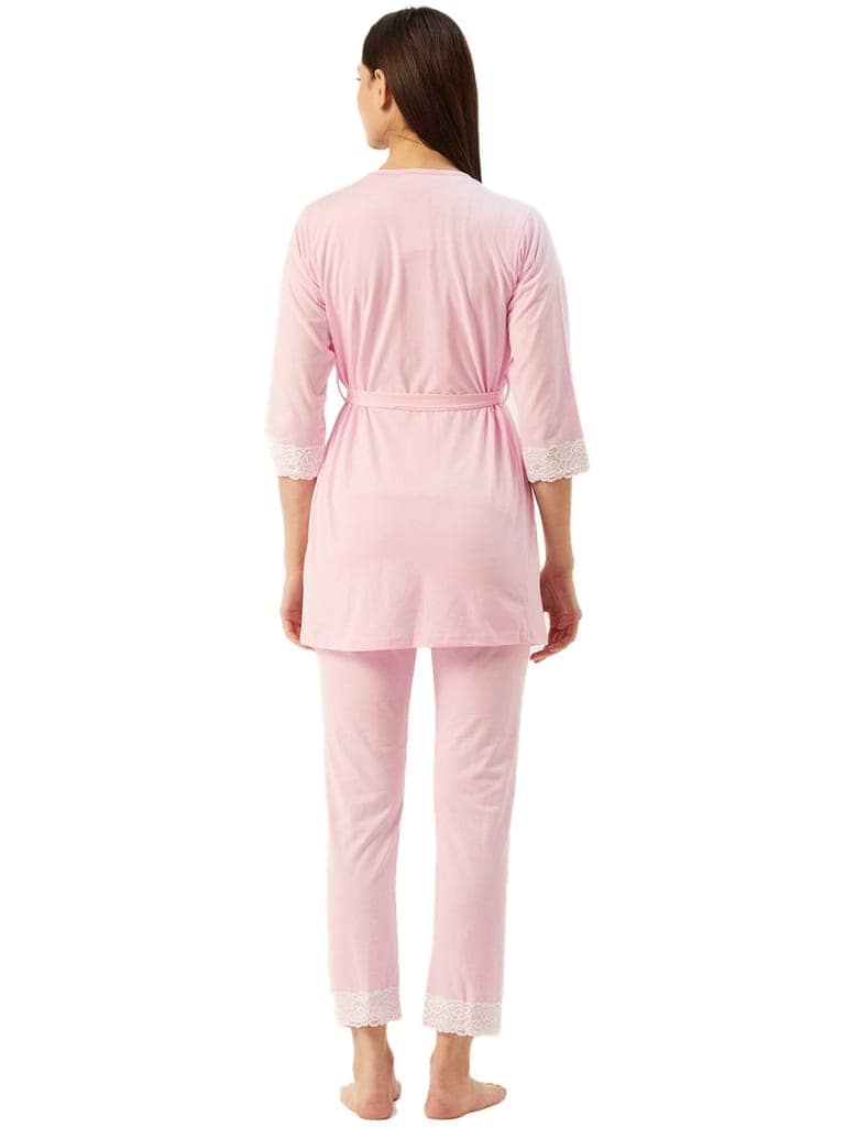 Klamotten Women's Top & Pyjama Nightsuit N105Rb view 5