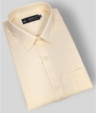 Comey Cotton Blend Regular Fit Full Sleeves Men's Formal Shirt - Brown ( Pack of 1 )