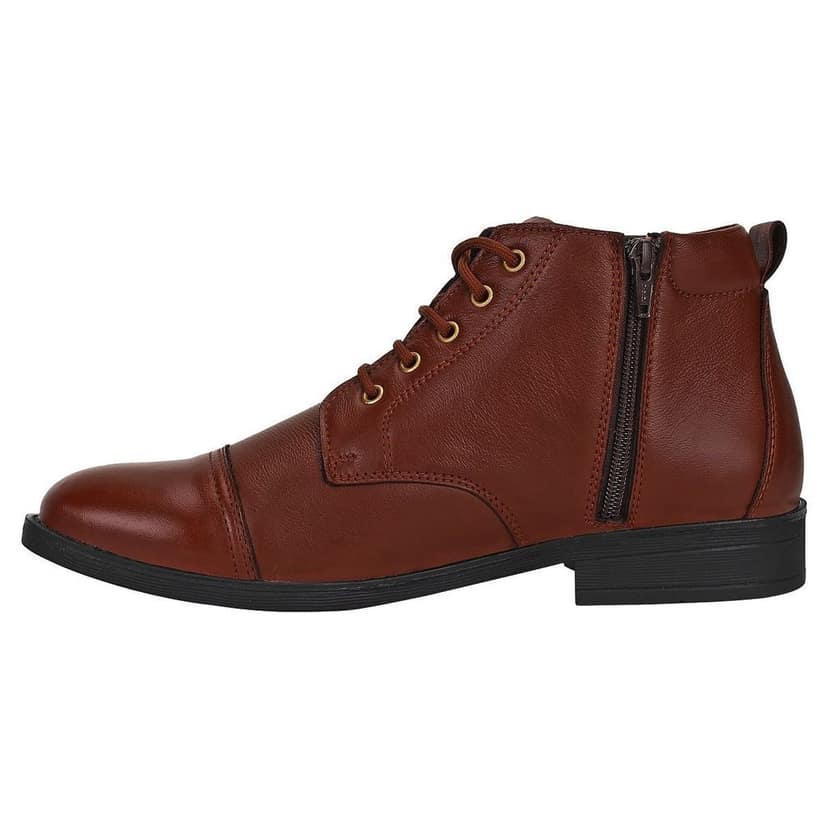 SeeandWear Zip Police Boots For Men view 4