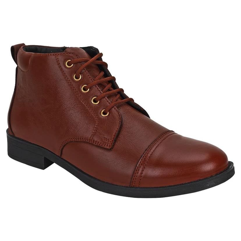 SeeandWear Zip Police Boots For Men view 5