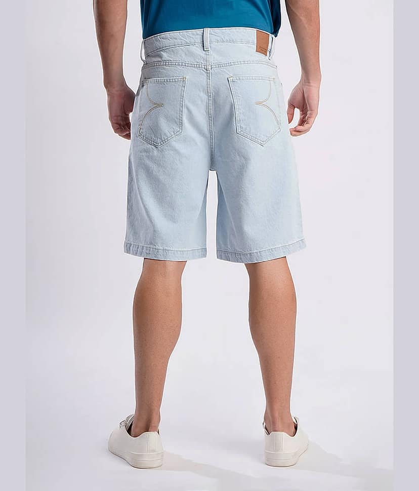 Bene Kleed Blue Cotton Men's Denim Shorts ( Pack of 1 ) view 5
