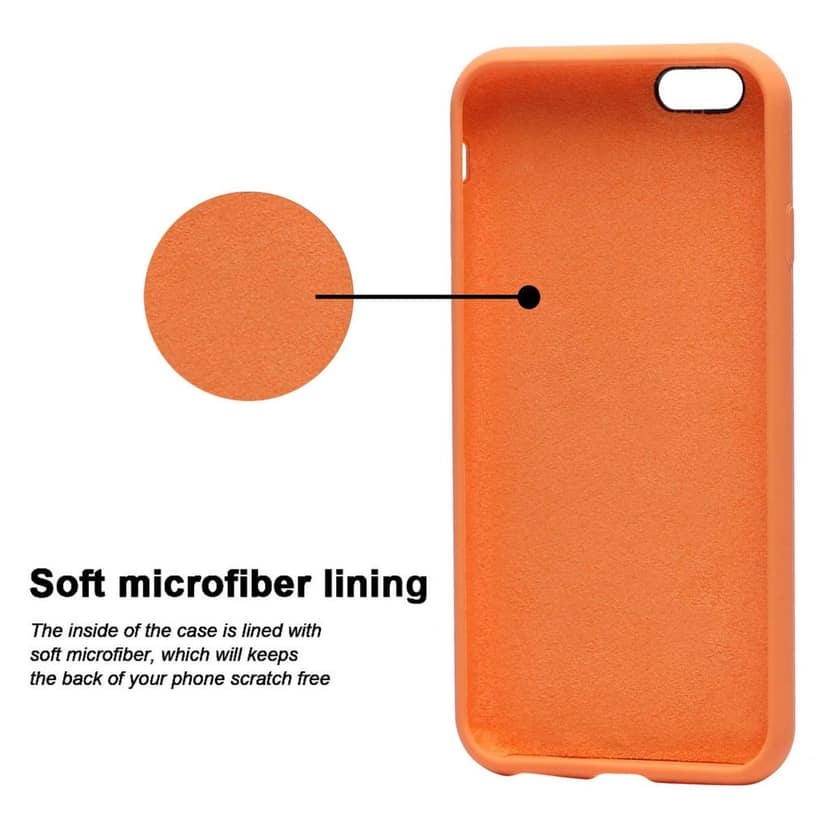 LIRAMARK Liquid Silicone Soft Back Cover Case for Apple iPhone 6 / 6S view 4