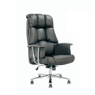 I am Boss - Leatherette Revolving With SS Finish Handle & SS Base (CS-L03-HB)