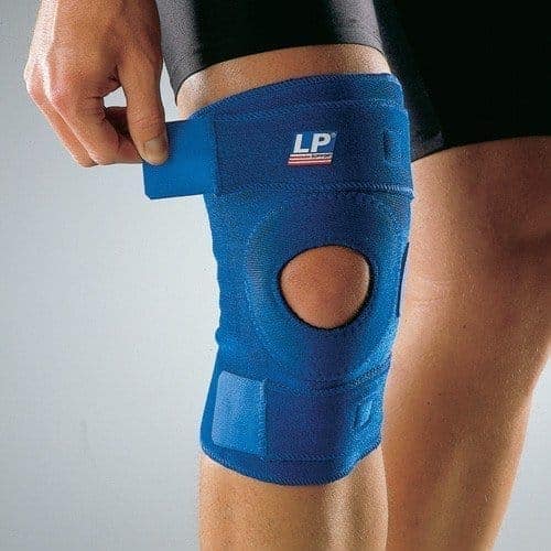 LP SUPPORT Neoprene Supports 758 Open Patella Knee Support,Royal Blue-Free Size view 2
