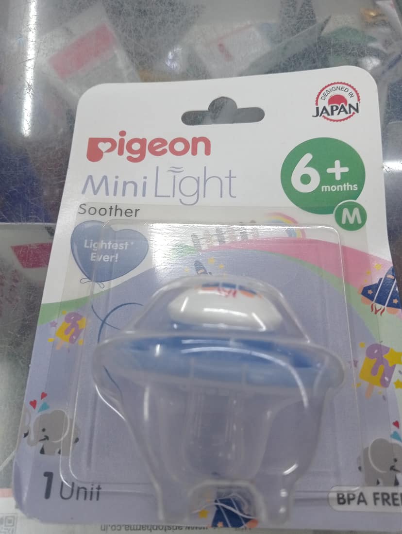 Pigeon mini light soother 6+ month m