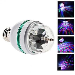 right traders 3W Colorful Auto Roating RGB LED Bulb Stage Light Party Lamp Disco Light (pack of 1) view 2