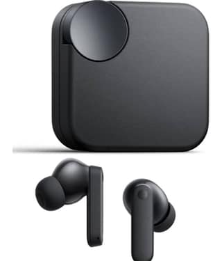 Bluetooth Earbuds with Mic | 48H Battery | Type-C Charging | Deep Bass Sound (BLACK)