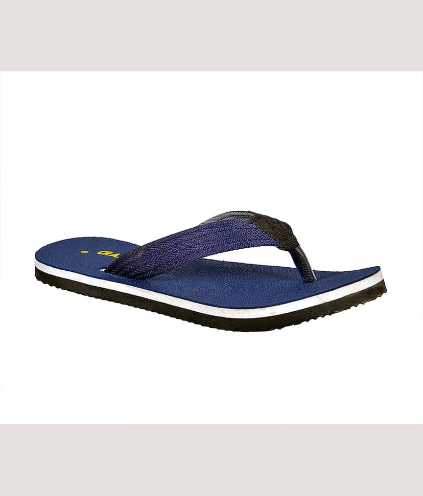 Crazy Bunny - Navy Blue Men's Thong Flip Flop view 2