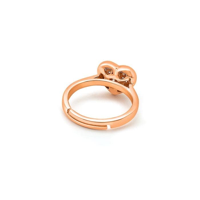 Rose Gold Heart Allure Ring view 5