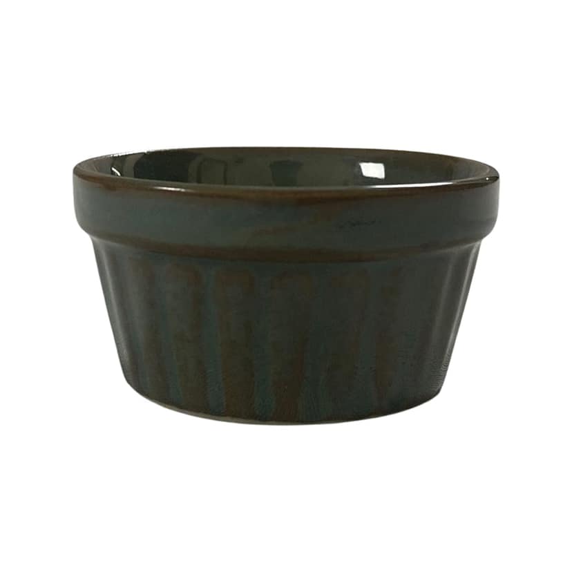 Ceramic Dining Chic Emerald Green Hand-glazed Ceramic Dip Bowls Set of 2 view 2