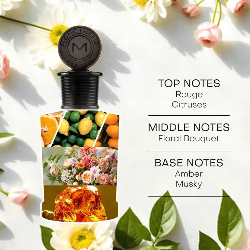 Monotheme Black Label Rouge EDP Perfume for Men & Women – Long-Lasting Luxury Floral Fragrance with notes of Citrus, Amber & Musk – Gift for Men & Women – 100 ml view 4