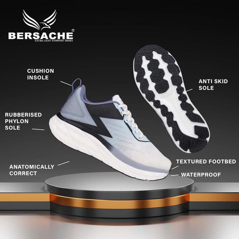 Bersache Premium Sports ,walking,Gym,cricket, Trending Running Shoes For Men's view 5