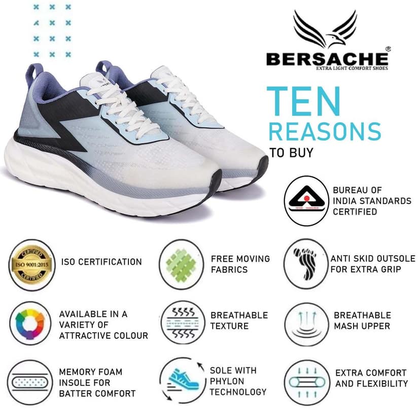 Bersache Premium Sports ,walking,Gym,cricket, Trending Running Shoes For Men's view 7