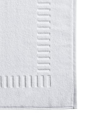 DDECOR Live beautiful 550GSM Cotton Blanco Bath Mat (White, Standard)
