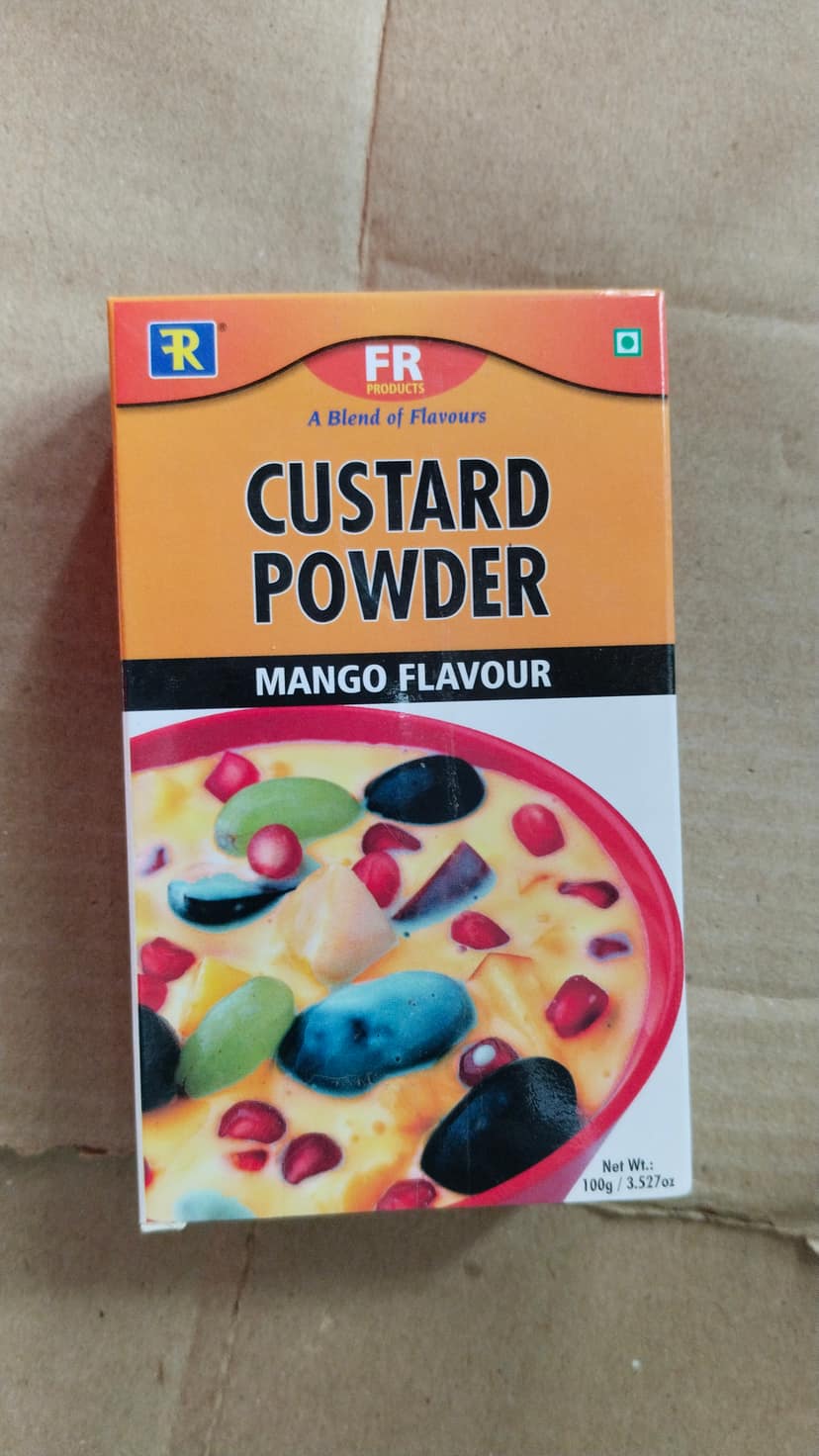 Custard powder mango flavour