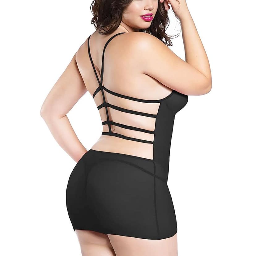 Babydoll Nightdress Stylish with panty view 3