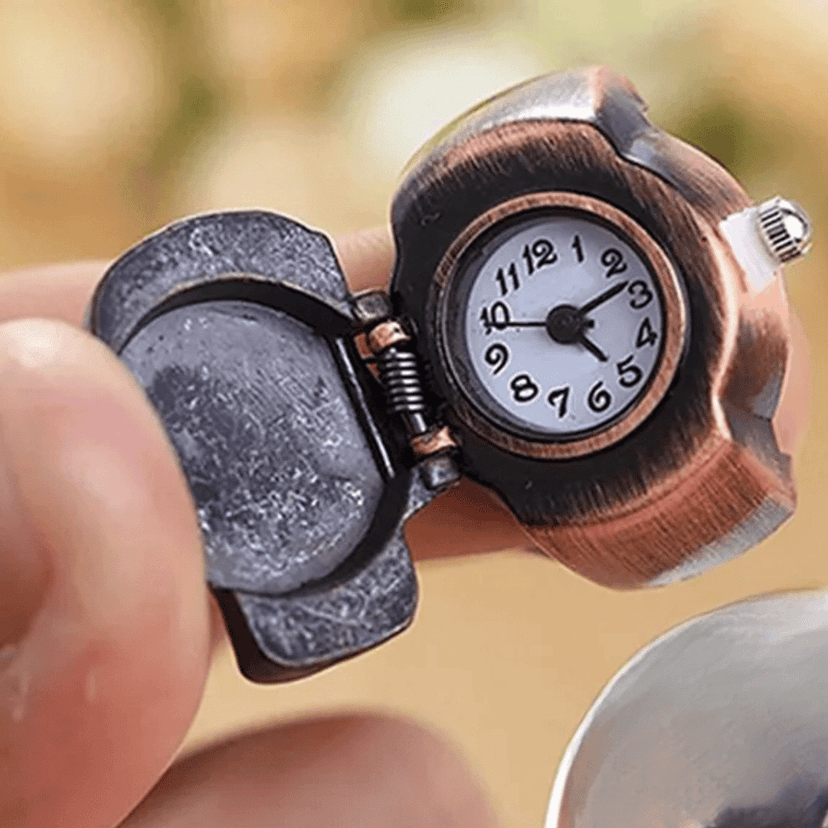 YAKH Skull (Black Eyes) Ring Watch view 4
