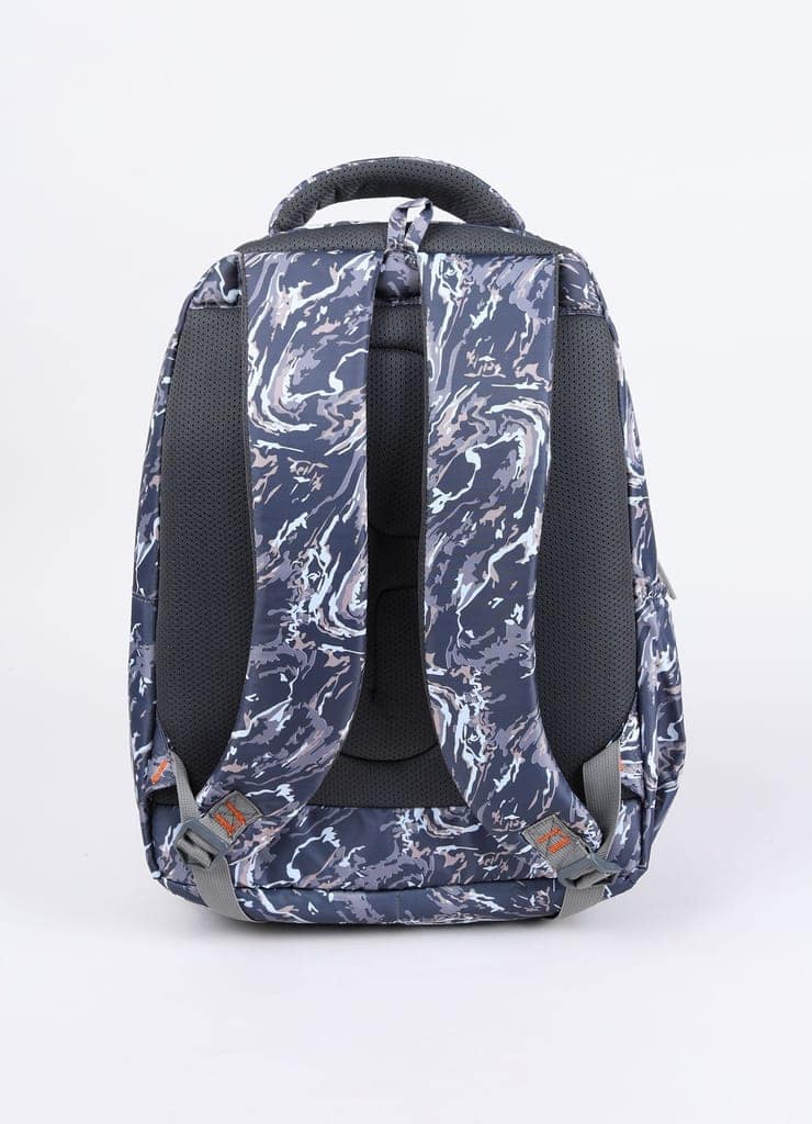 PB Pearlbags Archer 22L printed Laptop Backpack , 3 Compartments, Bottle Holder, Organizer, Premium Fabric, Water Resistant Anti Theft , School & College Bag for Boys and Girls, Office & Travel Bag for Men and Women view 2