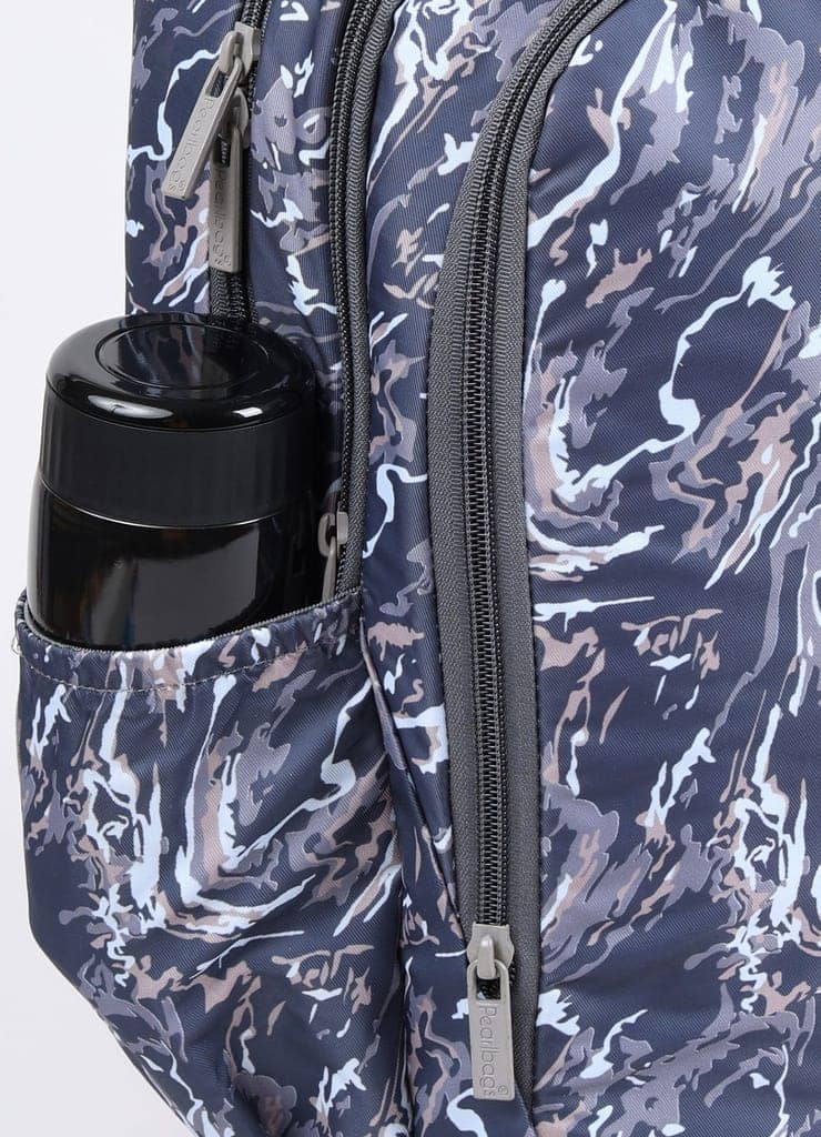 PB Pearlbags Archer 22L printed Laptop Backpack , 3 Compartments, Bottle Holder, Organizer, Premium Fabric, Water Resistant Anti Theft , School & College Bag for Boys and Girls, Office & Travel Bag for Men and Women view 5