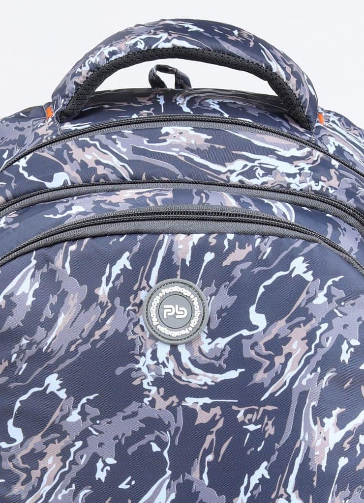 PB Pearlbags Archer 22L printed Laptop Backpack , 3 Compartments, Bottle Holder, Organizer, Premium Fabric, Water Resistant Anti Theft , School & College Bag for Boys and Girls, Office & Travel Bag for Men and Women view 6