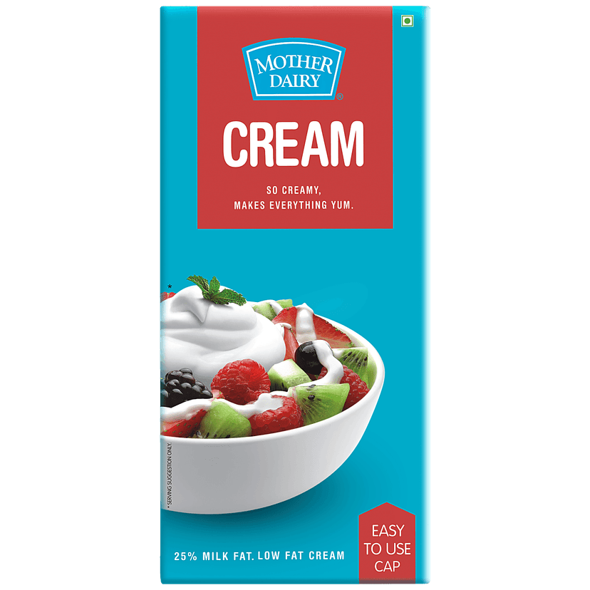 Mother Dairy Cream - Uht, 1 L Carton