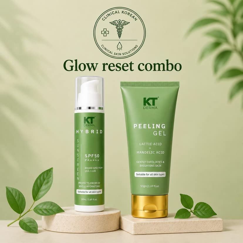 KT DERMA Korean Clinical Glow Repair Combo