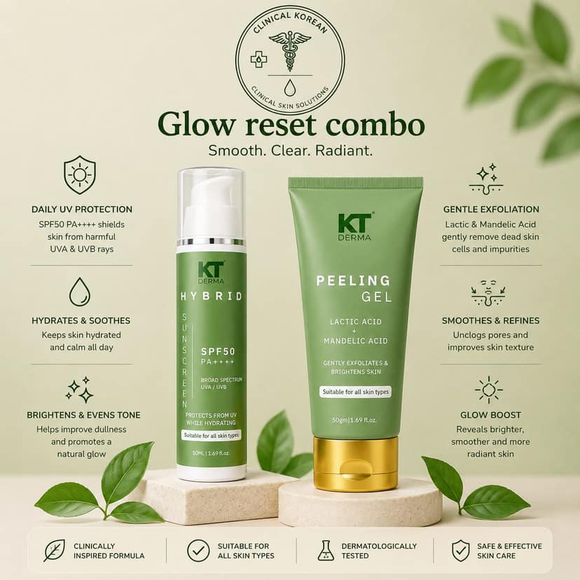 KT DERMA Korean Clinical Glow Repair Combo view 2