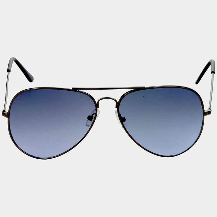 HRINKAR Men Pilot Sunglasses Grey & Golden Frame, Blue & Green Lens (Medium) - Pack of 2 view 2
