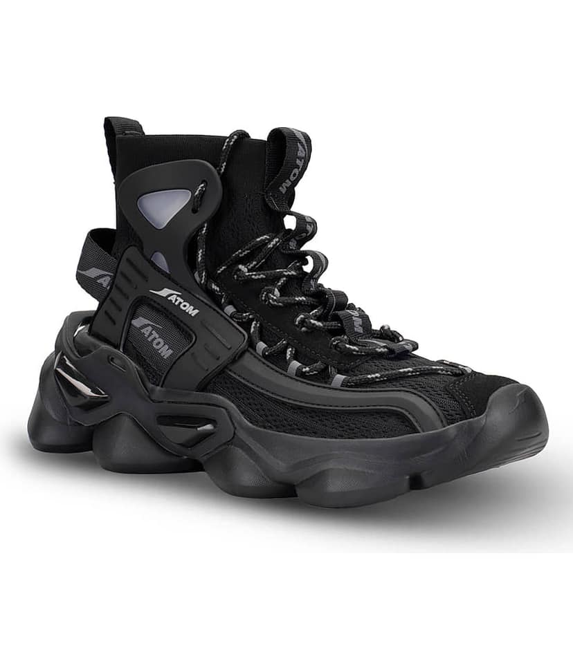 ATOM Gansta1 Black Men's Sneakers view 2