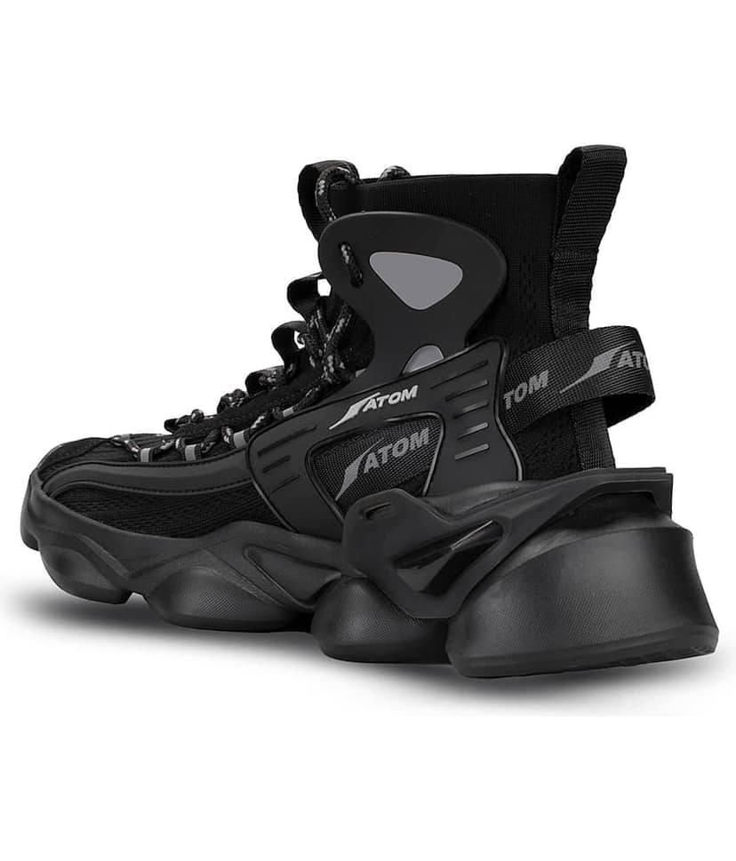 ATOM Gansta1 Black Men's Sneakers view 3