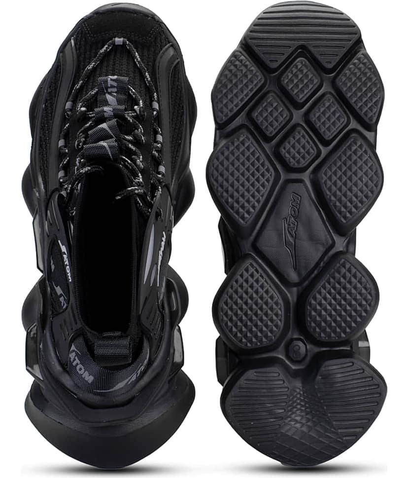ATOM Gansta1 Black Men's Sneakers view 4