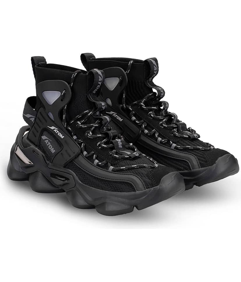 ATOM Gansta1 Black Men's Sneakers view 6