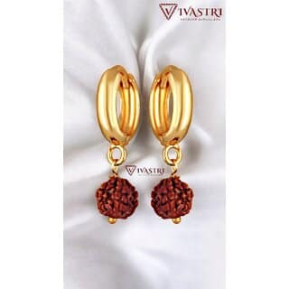 Vivastri Twinkling Bejeweled Clip On Jhumki Earring for Women and Girls [VIVA2677ERG]