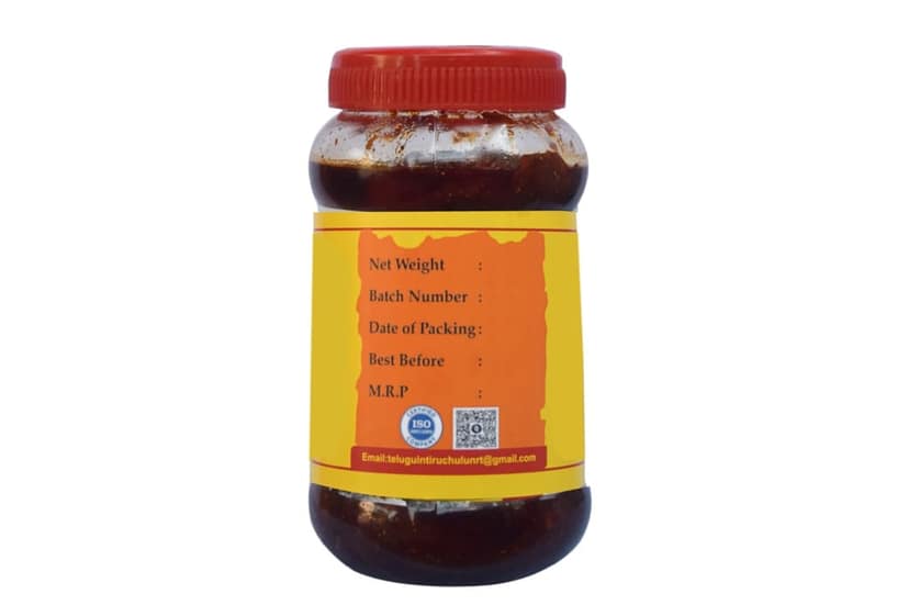 Telugu Inti Ruchulu Chicken Pickle view 2