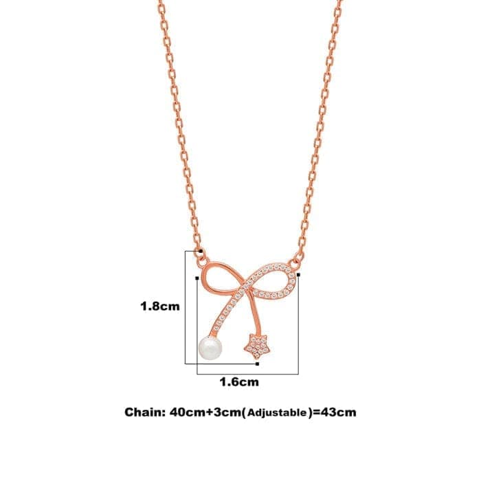 Rose Gold Gifted Shine Necklace view 4