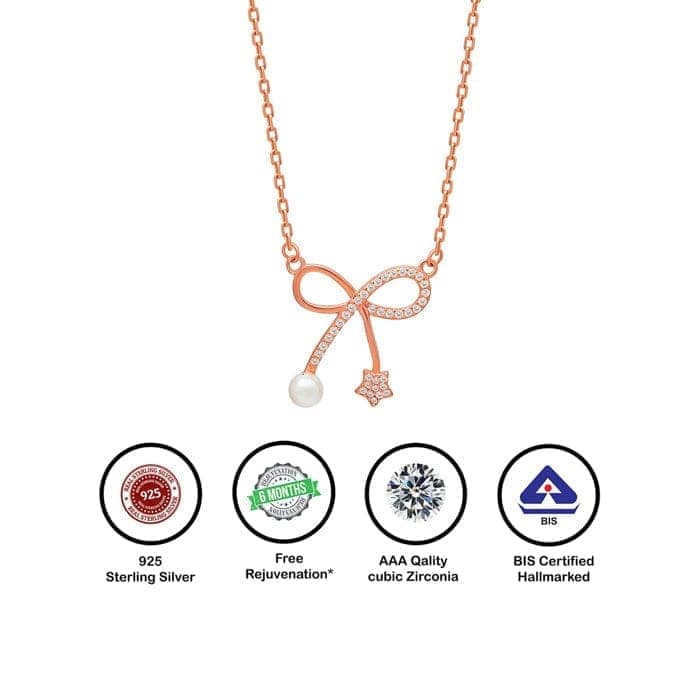Rose Gold Gifted Shine Necklace view 6