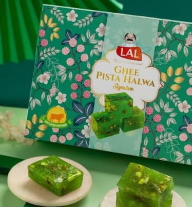 Lal Sweets Ghee Pista Halwa - 400g view 3