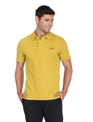 Solid Polo Shirt - HENNA