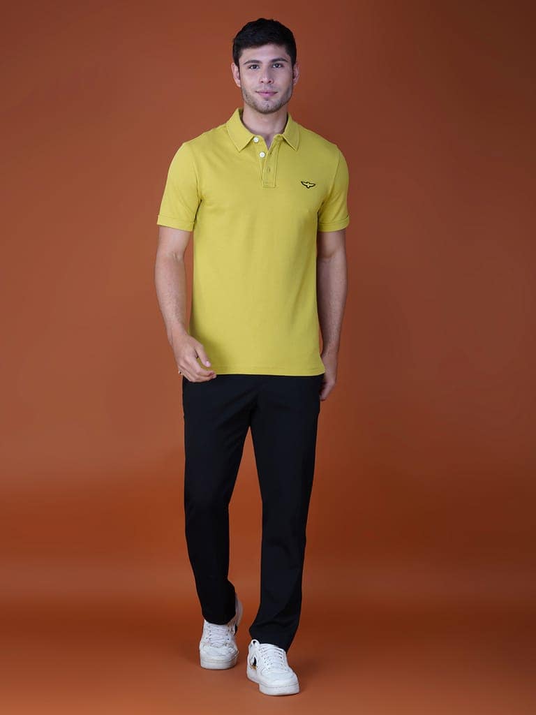 Solid Polo Shirt - HENNA view 7