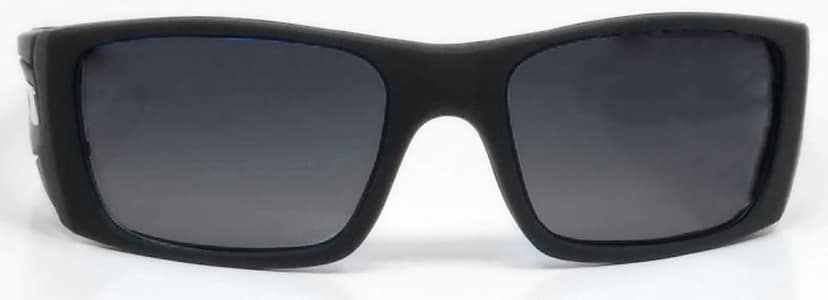 HRINKAR Unisex Sports Sunglasses Black Frame, Black & Yellow Lens (Medium) - Pack of 2 view 2